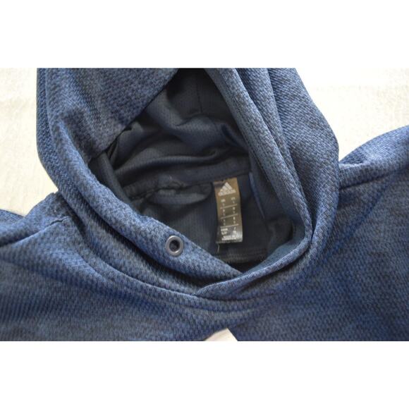 Adidas Hoodie CimaWarm Blue Performance Athletic Mens Size Small - Picture 7 of 9